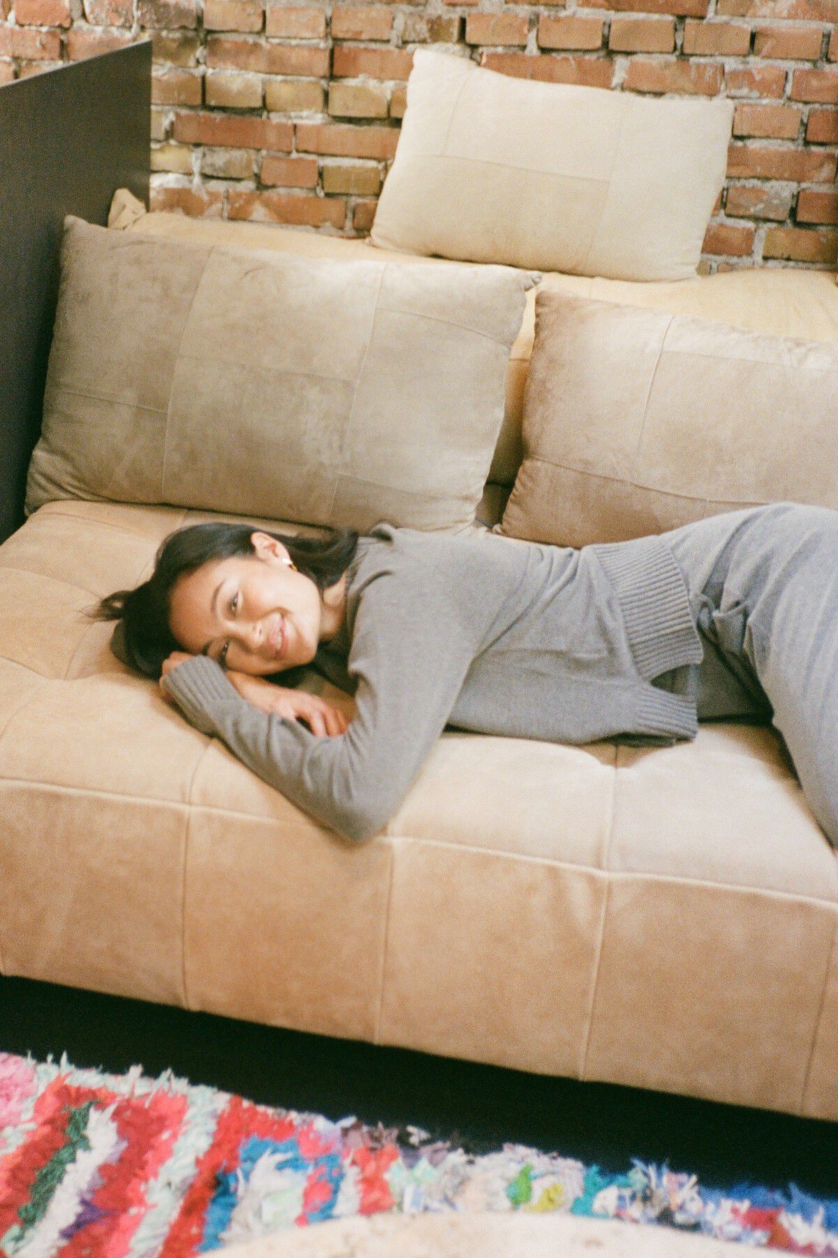 Knit lounge boxy sweater - Ruca