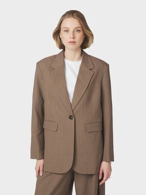 Gaby Pinstripe Blazer