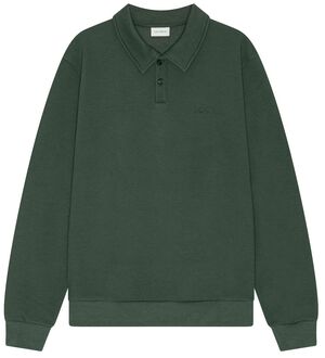 Piqu&eacute; Polo Sweatshirt