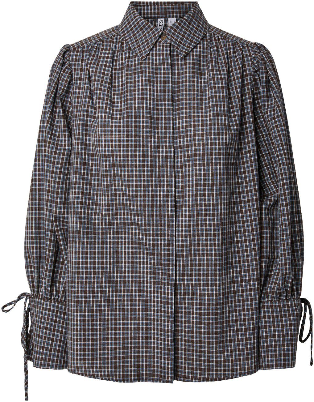Pcjuna Ls Pleated Detail Shirt Wvn