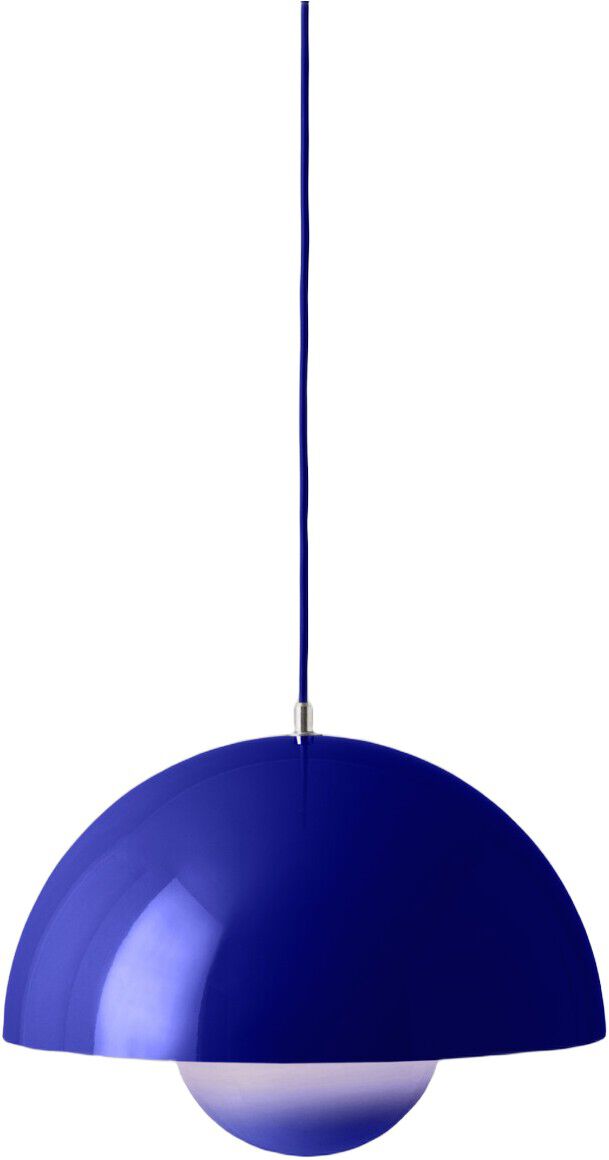 Flowerpot Pendant VP7, Cobalt Blue