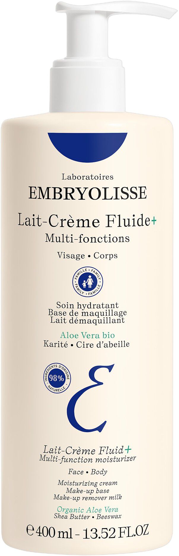 LAIT-CR&Egrave;ME FLUID+ 400 ML