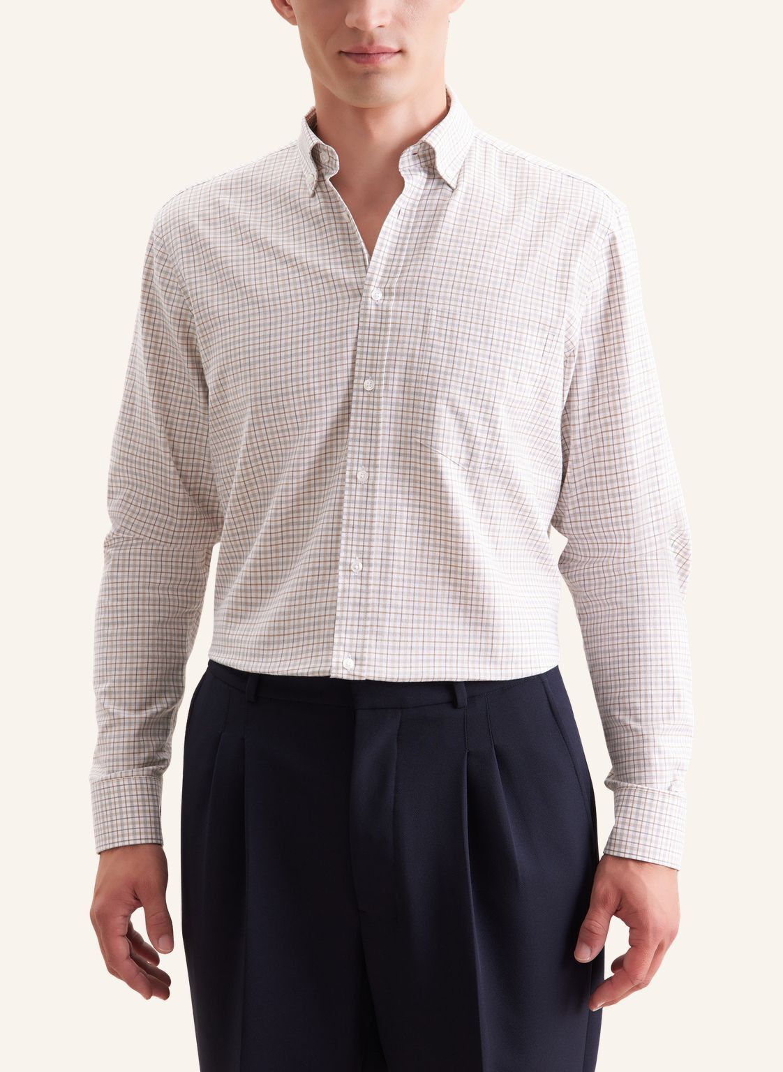 Flannel shirt Regular 1/1 Button-down Print