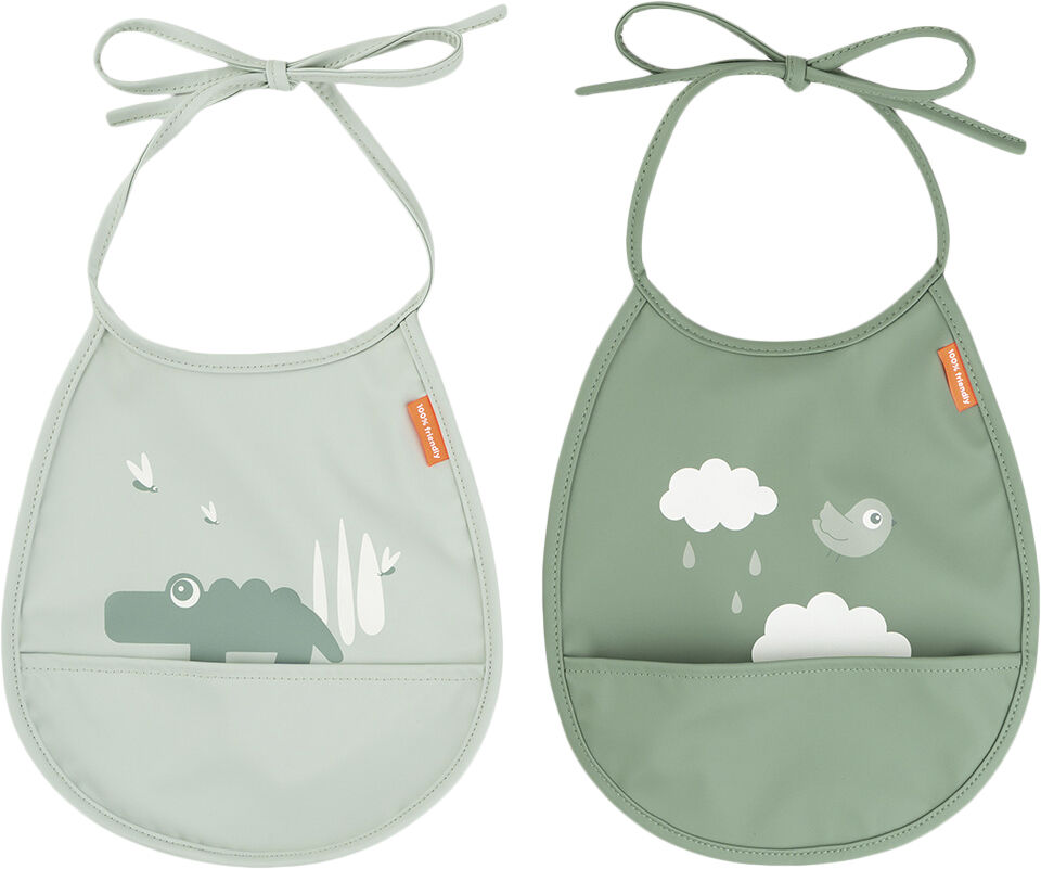 Mini hagesm&aelig;k m/lomme 2 stk. Croco Gr&oslash;n