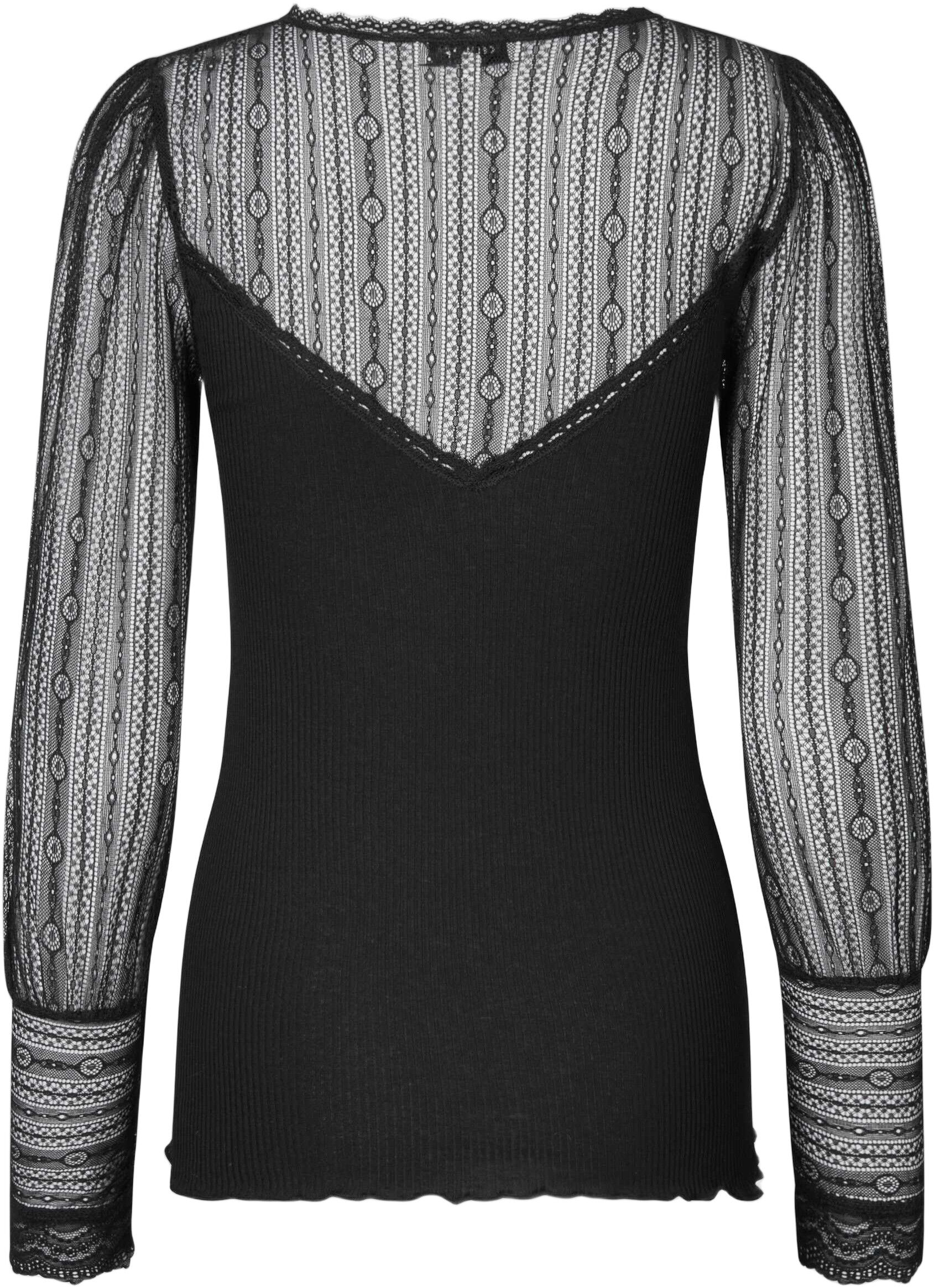 RWBeatha Silk LS V-neck T-shirt