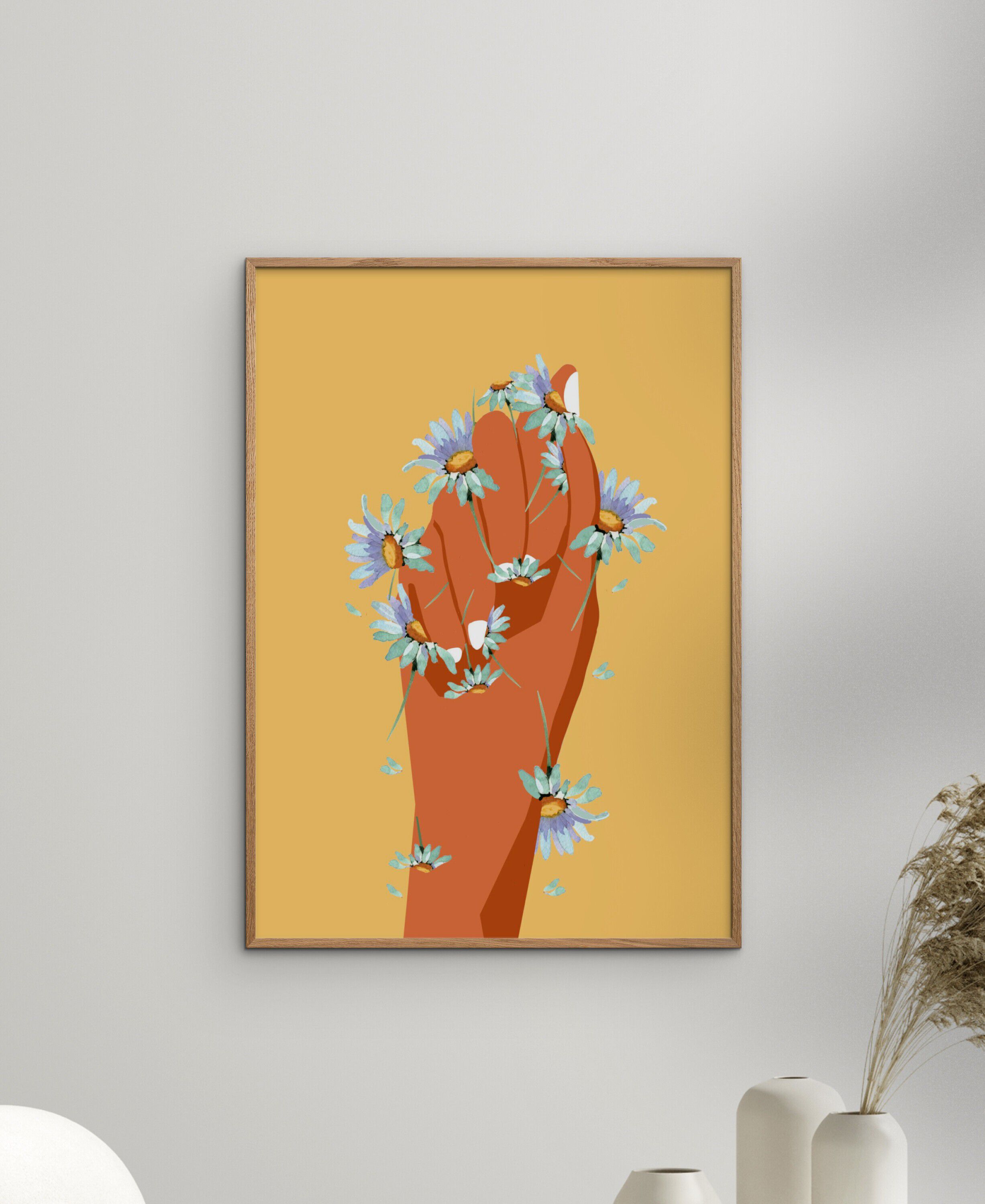 Affordable Art Prints x Sannel Larson - Flower Fist