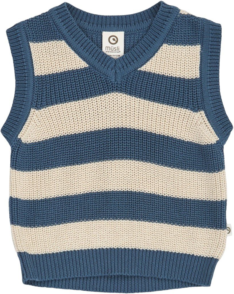 Strikket Stripe Vest Baby