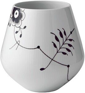 Sort Mega Riflet 20,5 cm. vase