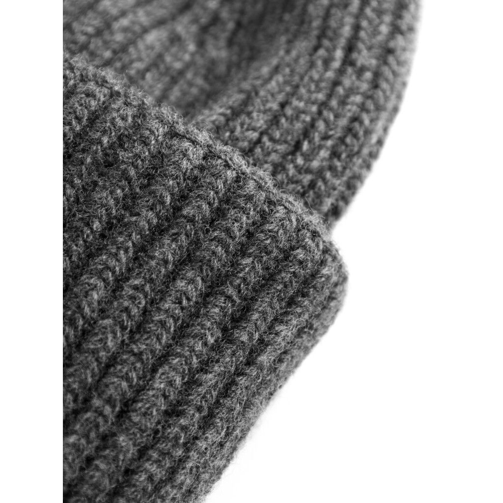 Wool badge beanie