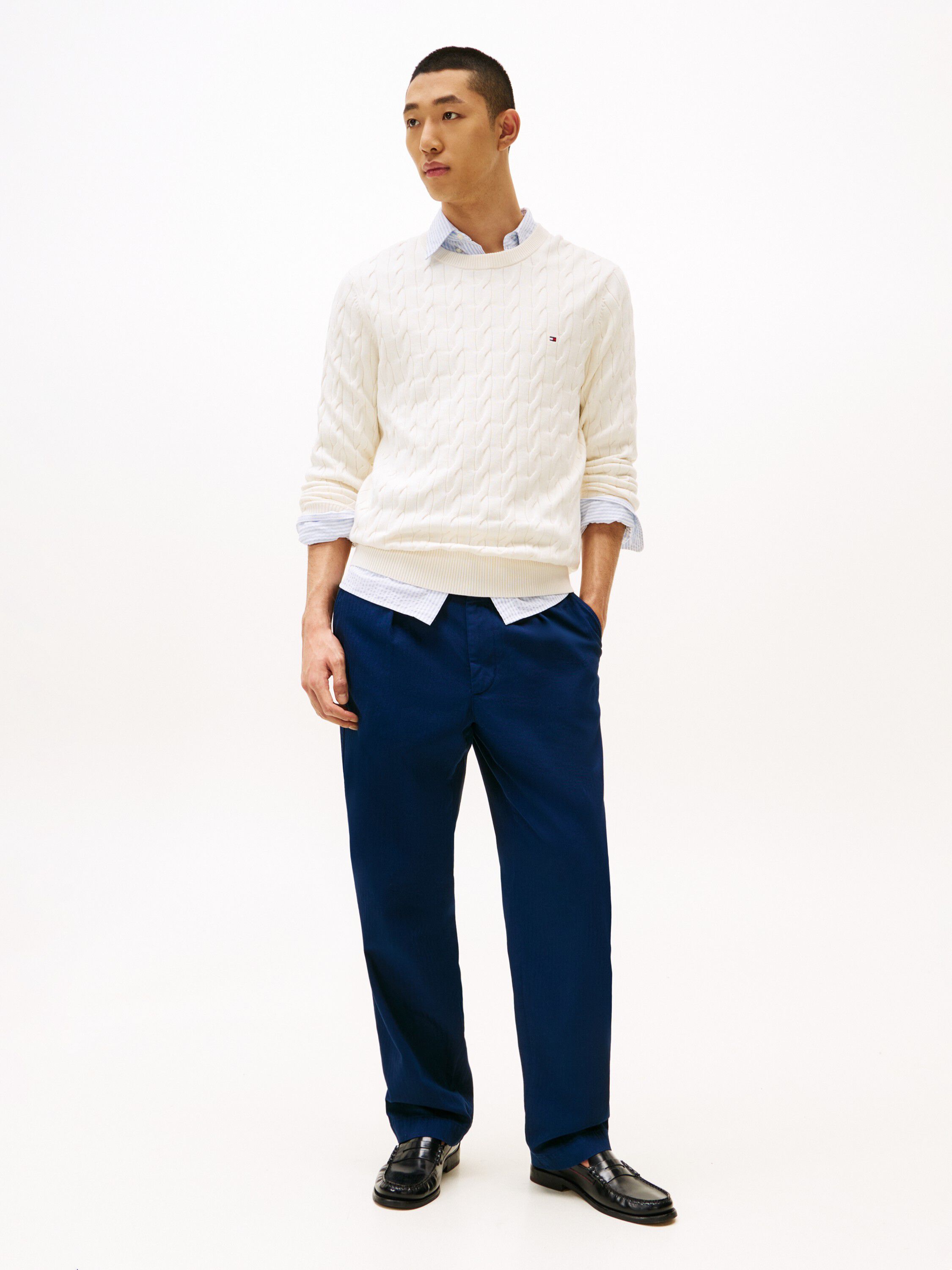 CLASSIC CABLE CREW NECK