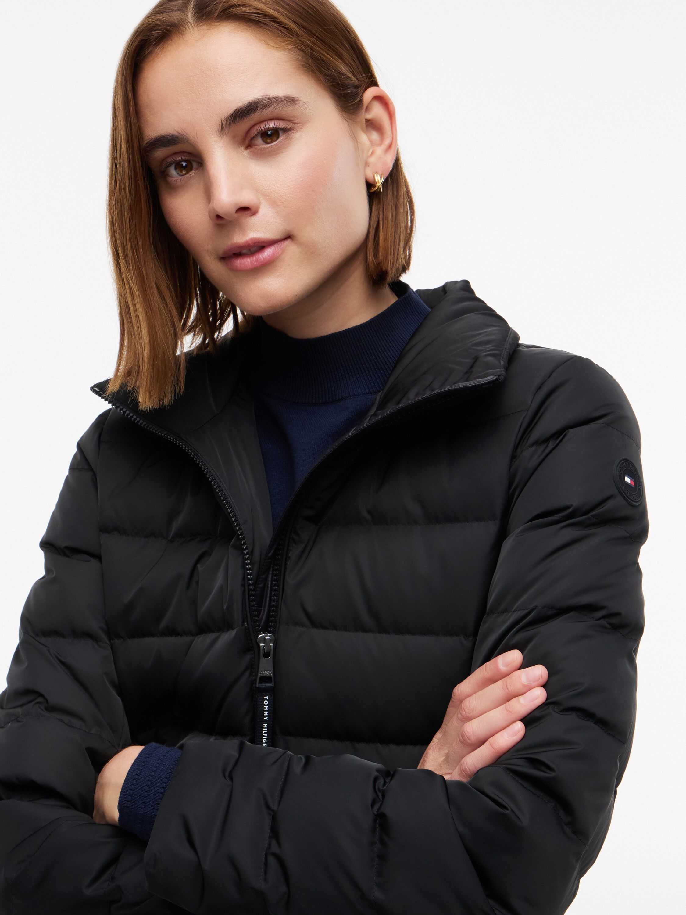 Slim Down Hooded Coat