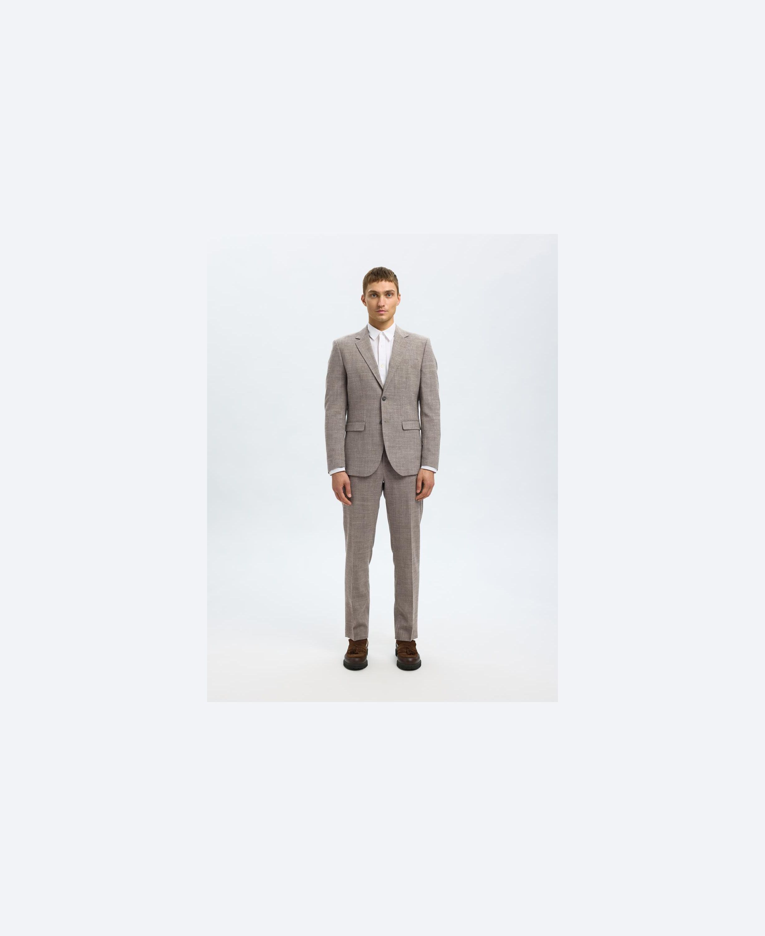 Slhslim-Oasis Linen Trs Noos