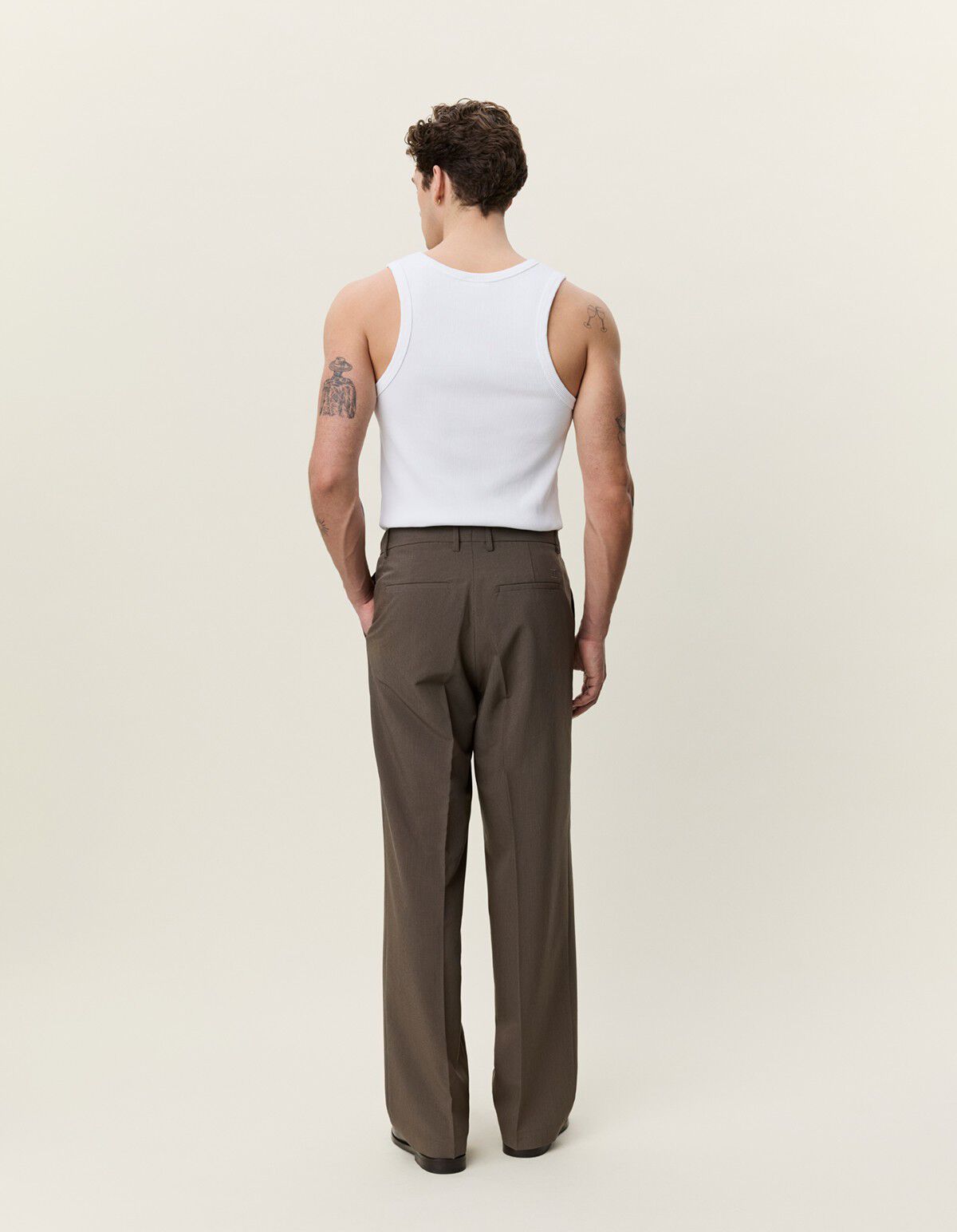 Mini Check Tailored Pants