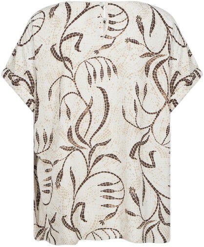 SC-SABIRA 1 Bluse Sand