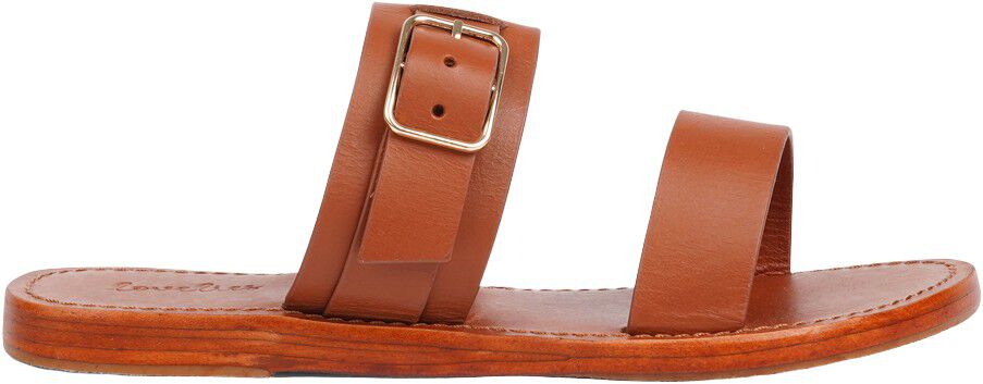 LACCO - ADJUSTABLE LEATHER SANDAL W/ LARGE BUCKLE