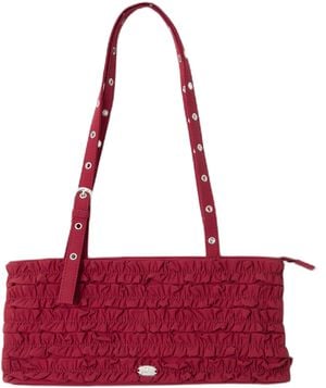 SOPHIA RUFFLE BAG - RED PEAR