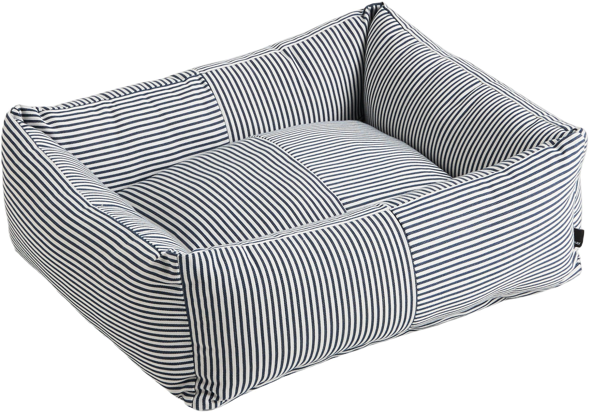 HAY Dogs Bed Zip-Small-Blue and whi