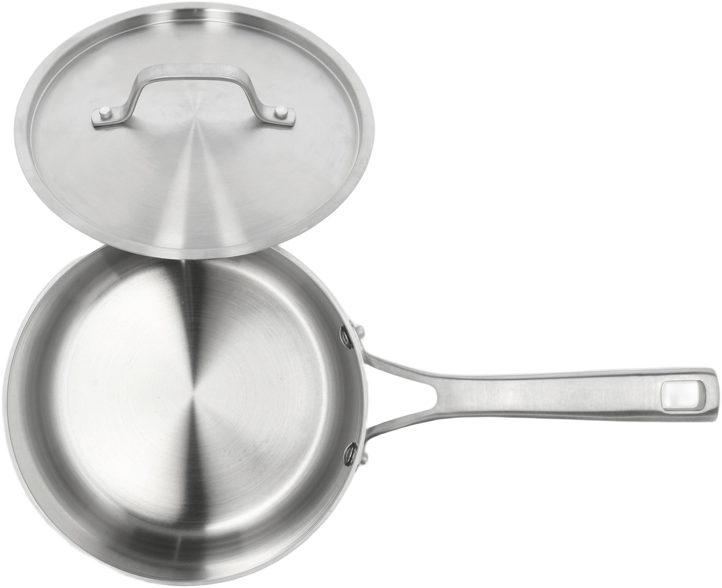 Kasserolle med lokk Divette 3,3 liter 20 cm Silver metallic