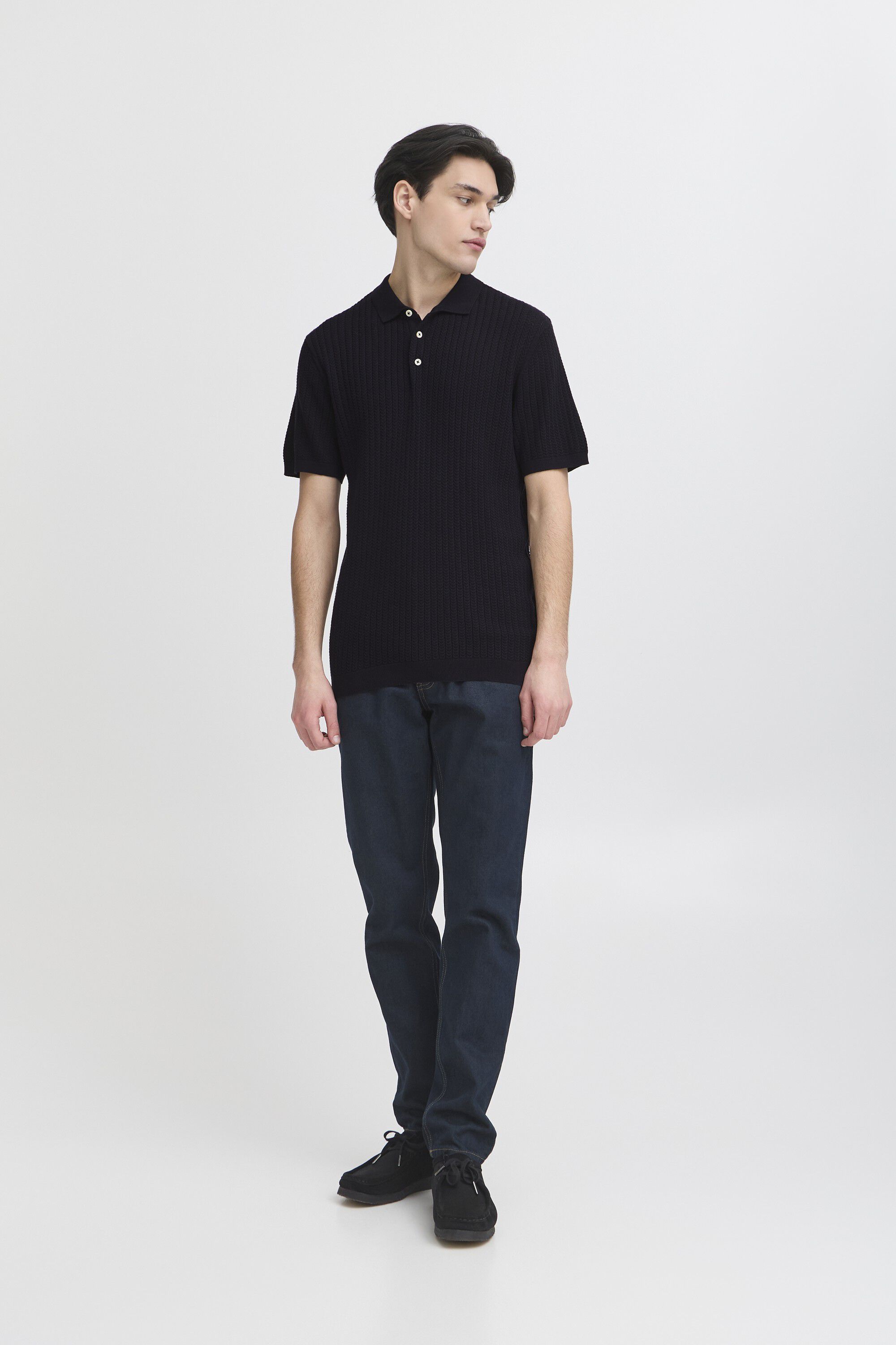 CFKARL structured knit polo