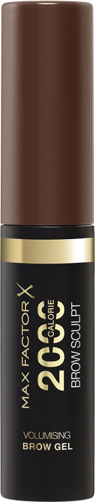MAX FACTOR 2000 Calorie Volumizing Brow Gel Black Black Brown