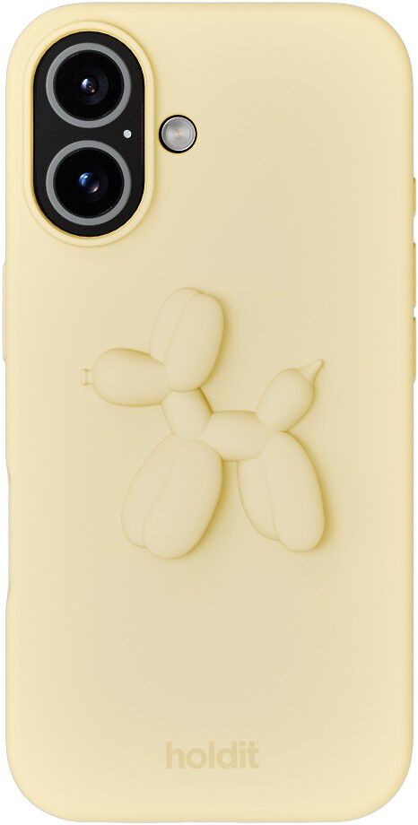 Silicone Sticker Butter Yellow Balloon Dog