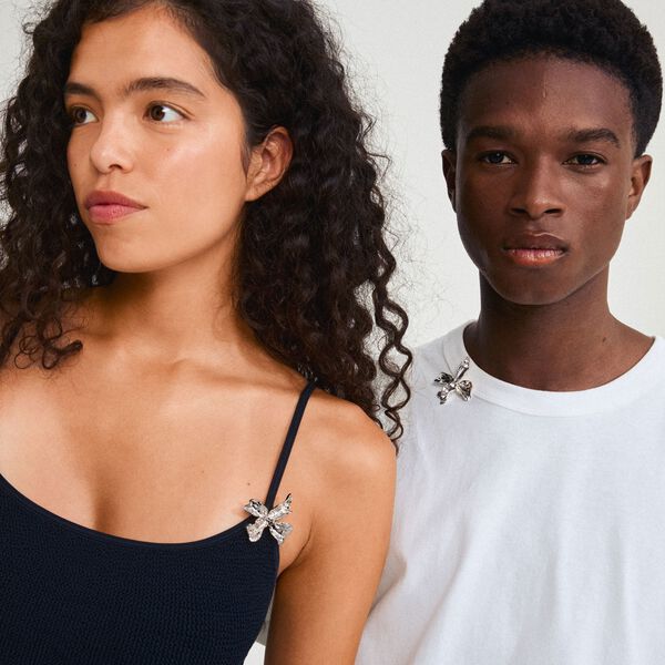 DREAM broche silver-plated