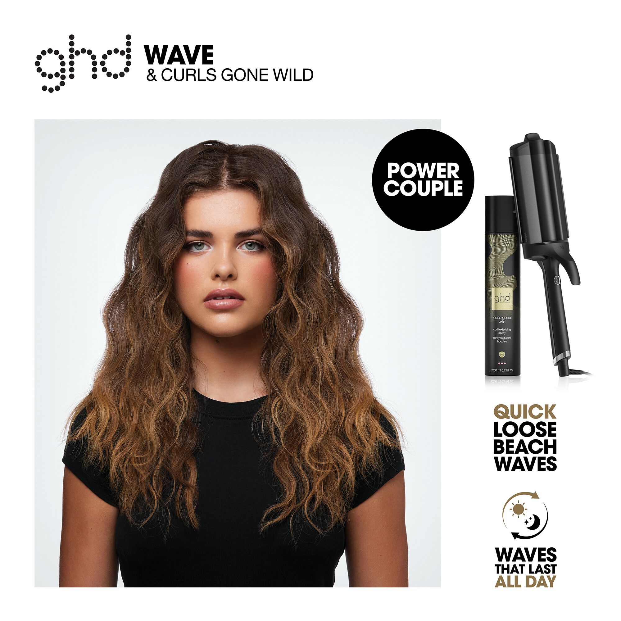 ghd Curls Gone Wild - Heat Protect Texturing Spray 200 ml