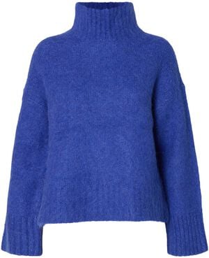 SLFGABRIELLA LS KNIT HIGH NECK NOOS