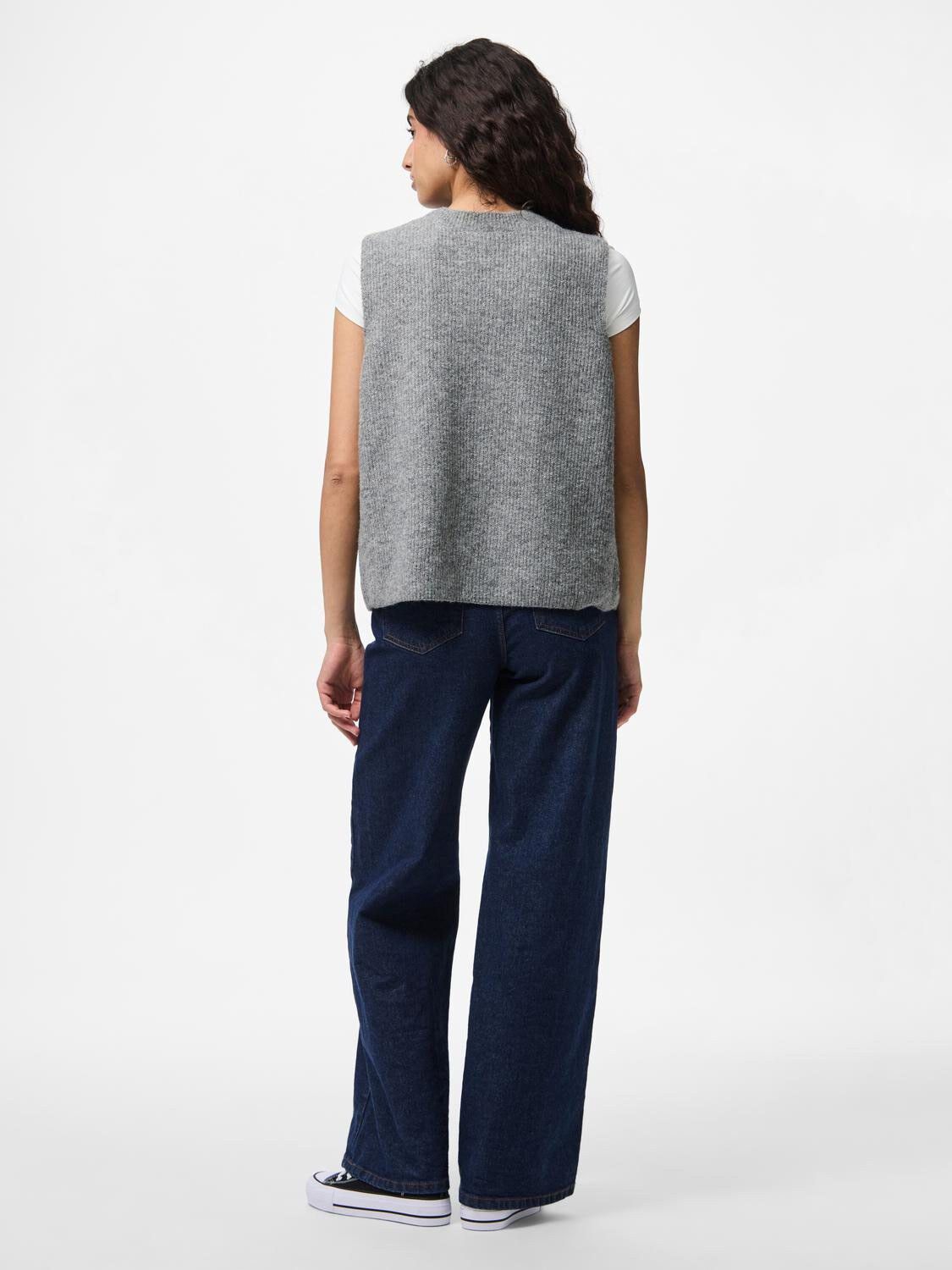 Pcsilly Sl Rev Tie Vest Knit Noos Bc