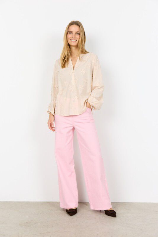 SC-BARBRA 1 Bluse Creme
