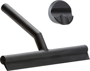 Skraber m. holder Black