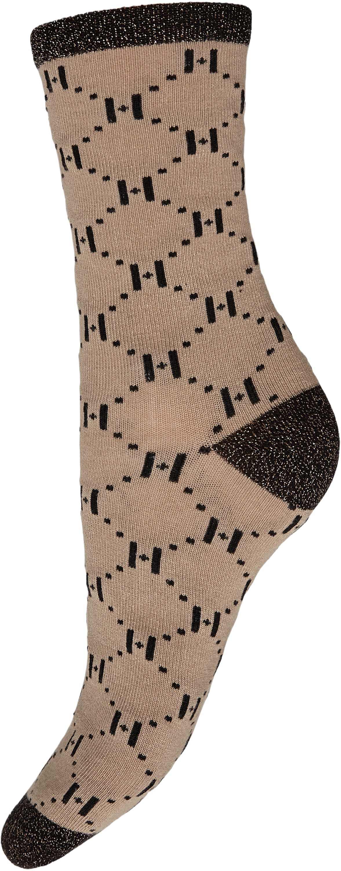 HYPETHEDETAiL logo rib sock