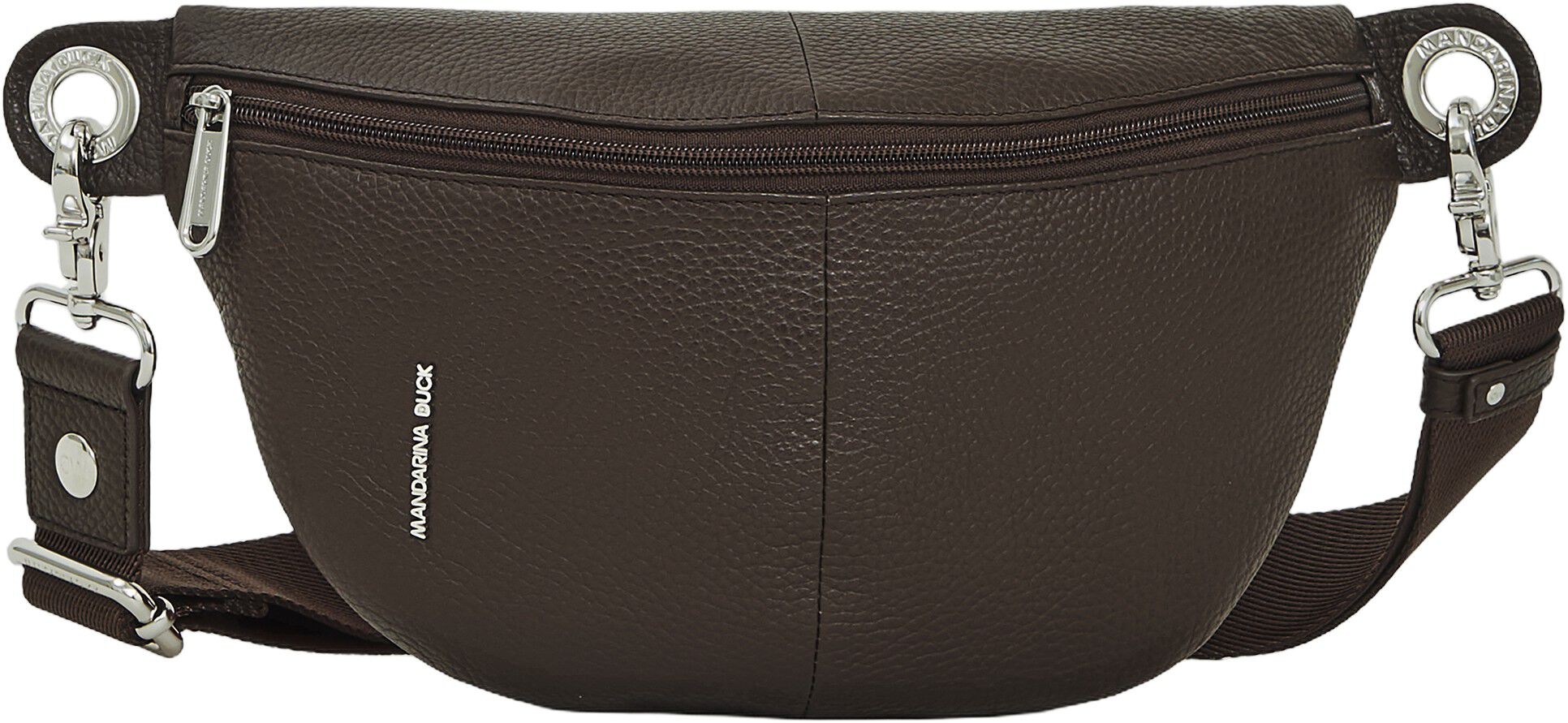MELLOW LEATHER BUM BAG / ESPRESSO