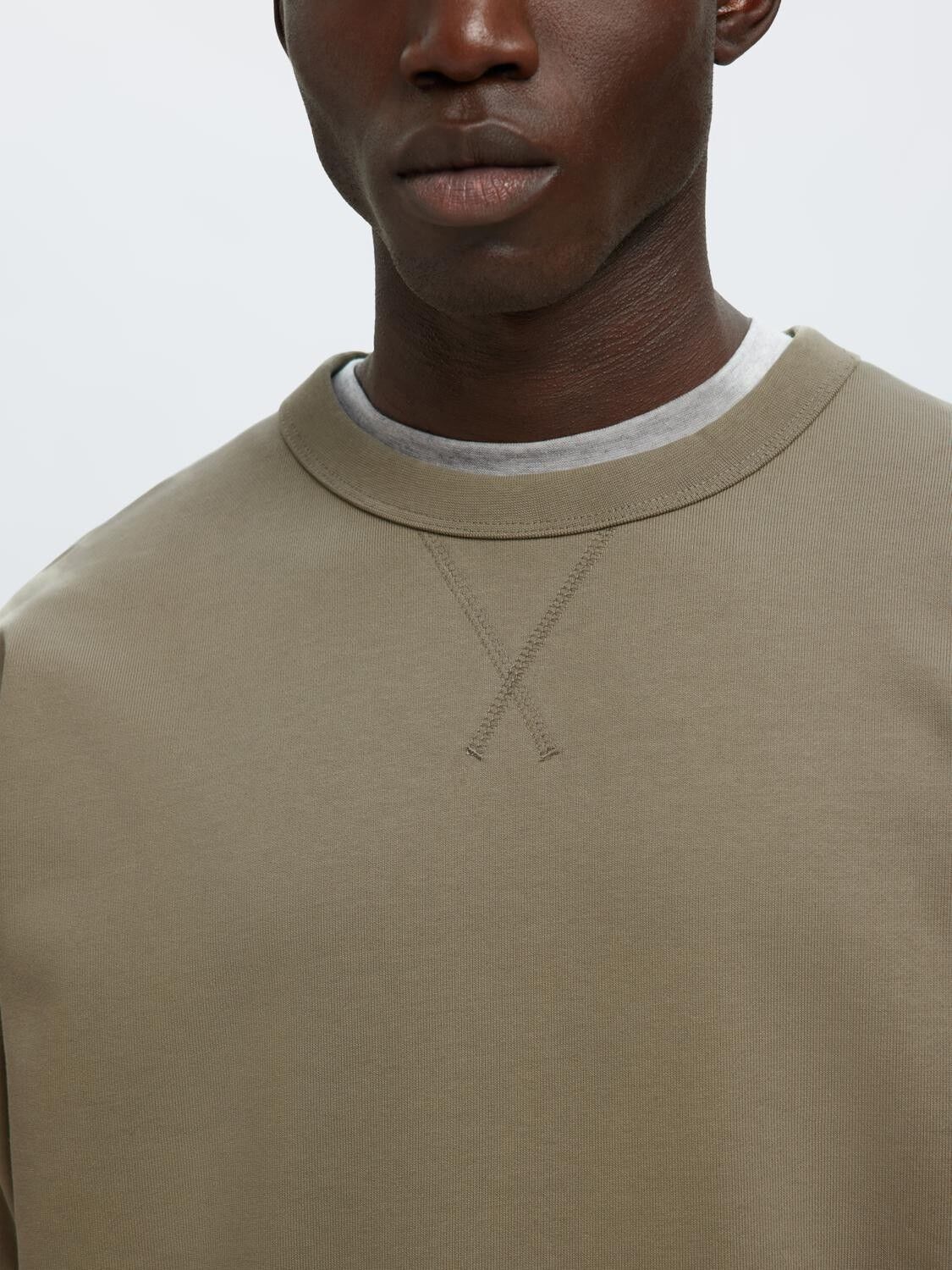 SLMRELAXLUKE LS SWEAT CREW NECK NOO