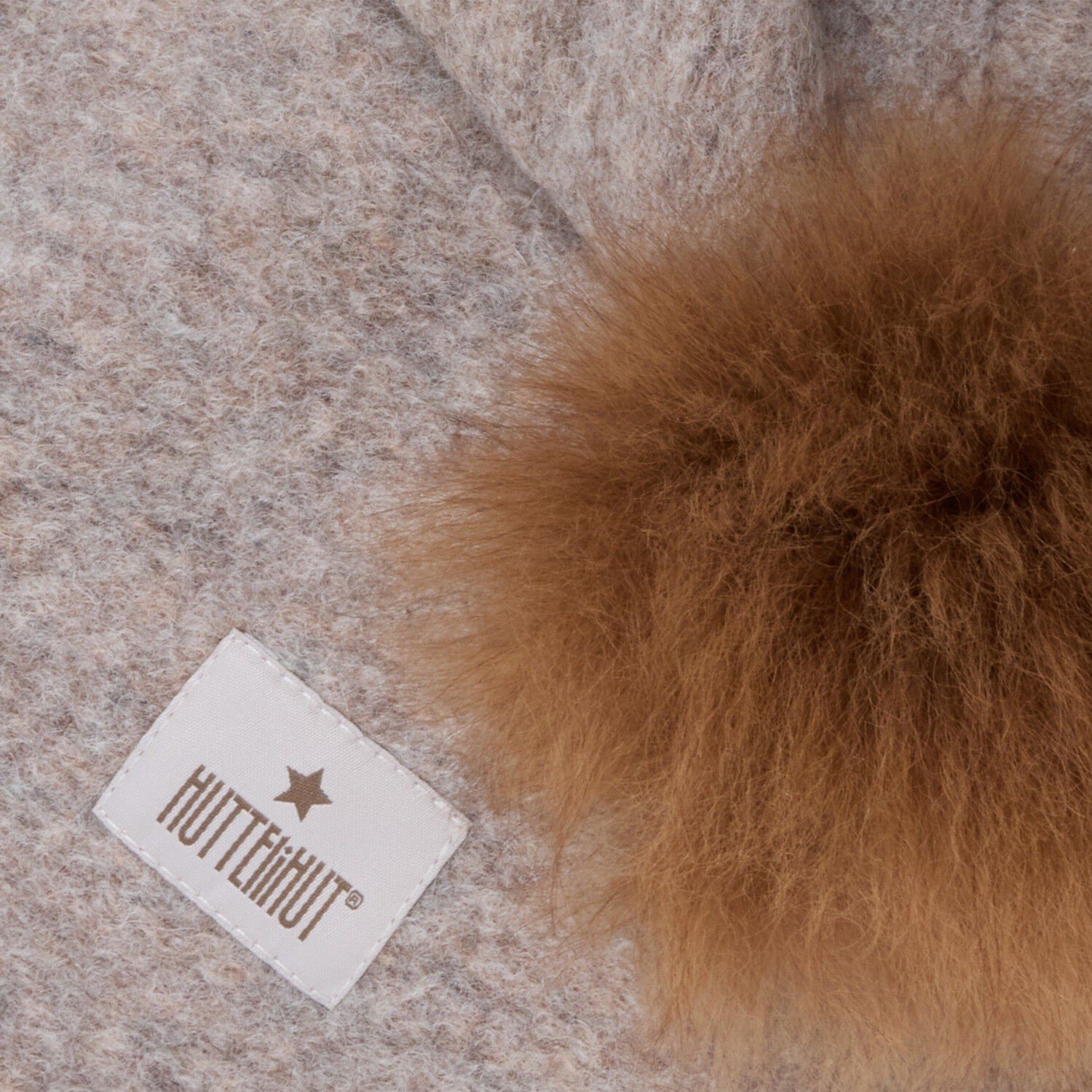 Balaclava Wool Alpaca Pompoms