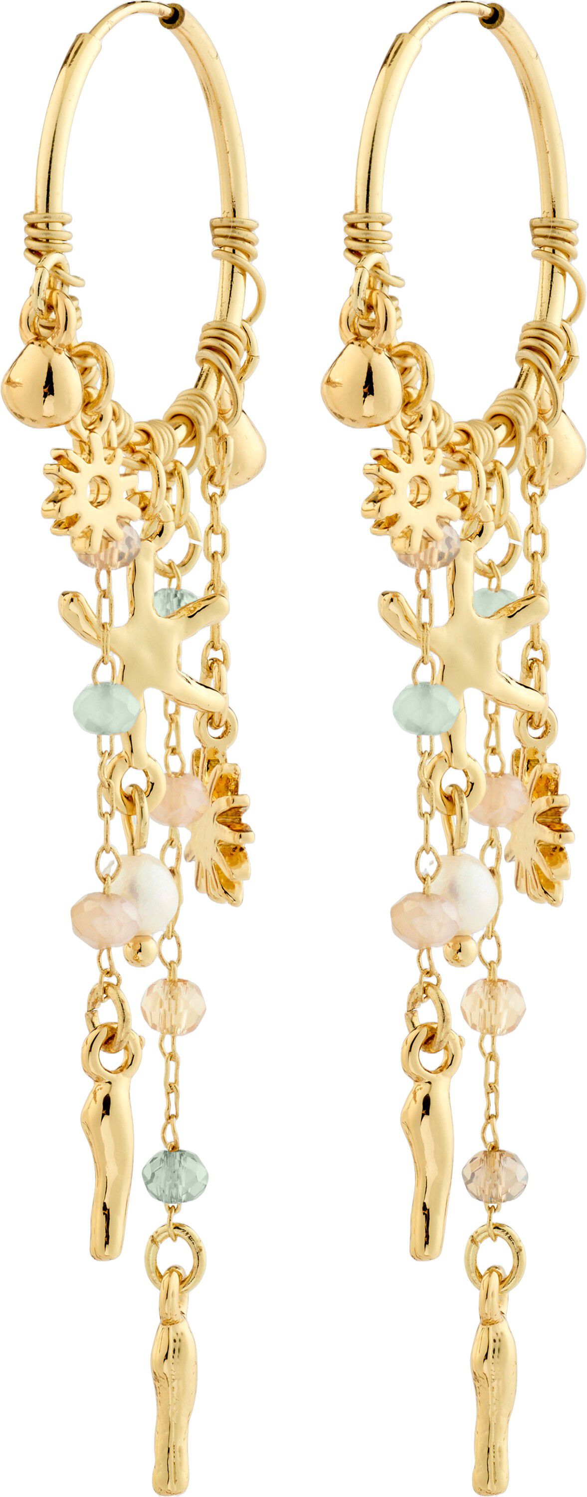 PRISM hoop earrings gold-plated