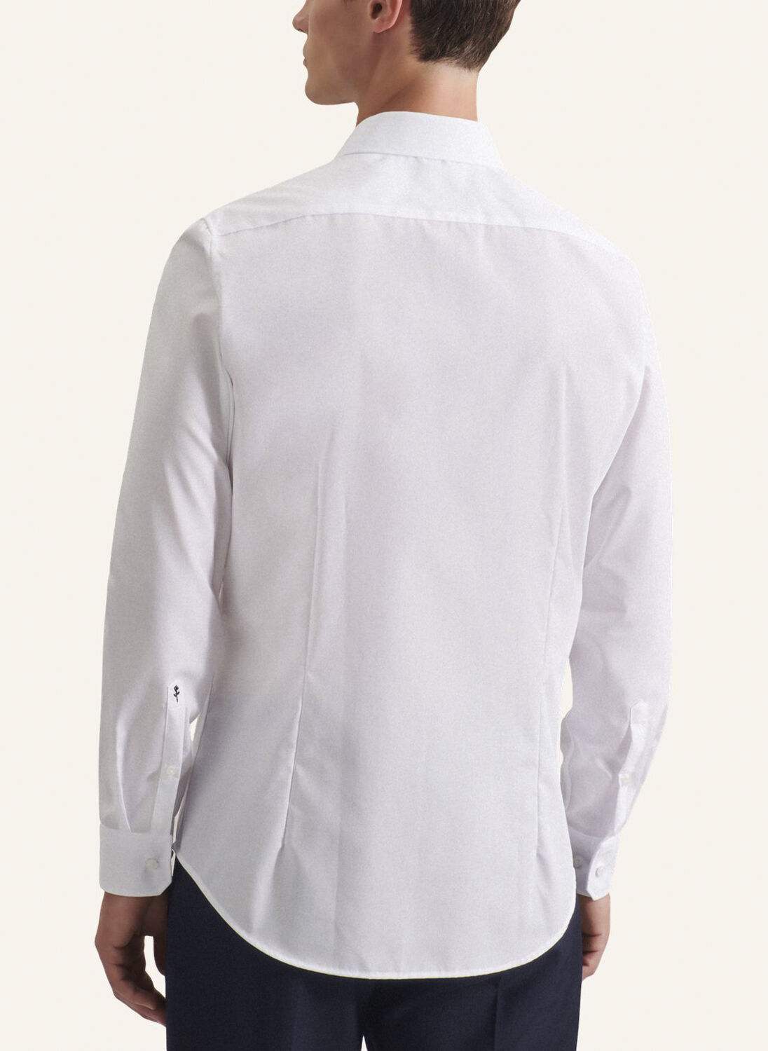 Business Shirt Slim Long sleeve Kent-Collar Uni