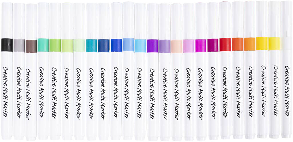 Kreativ Multi Tusch, streg 4 mm.