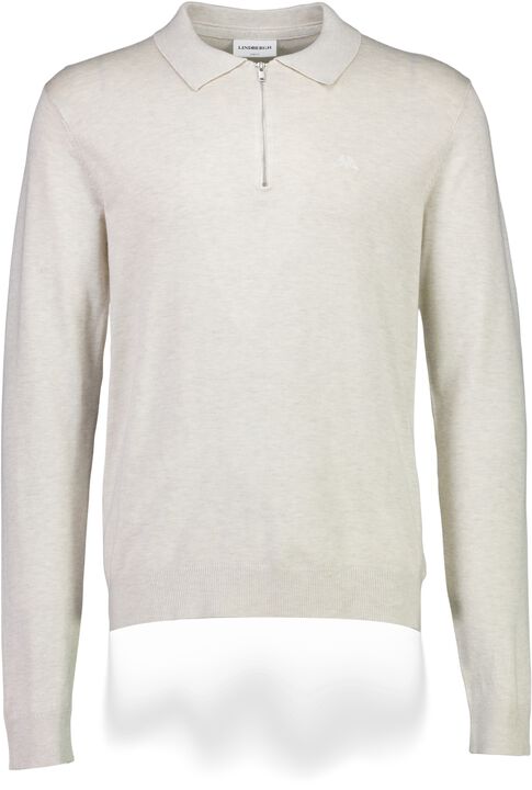 Ecovero L/S zip polo