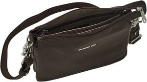 MELLOW LEATHER POCHETTE / ESPRESSO
