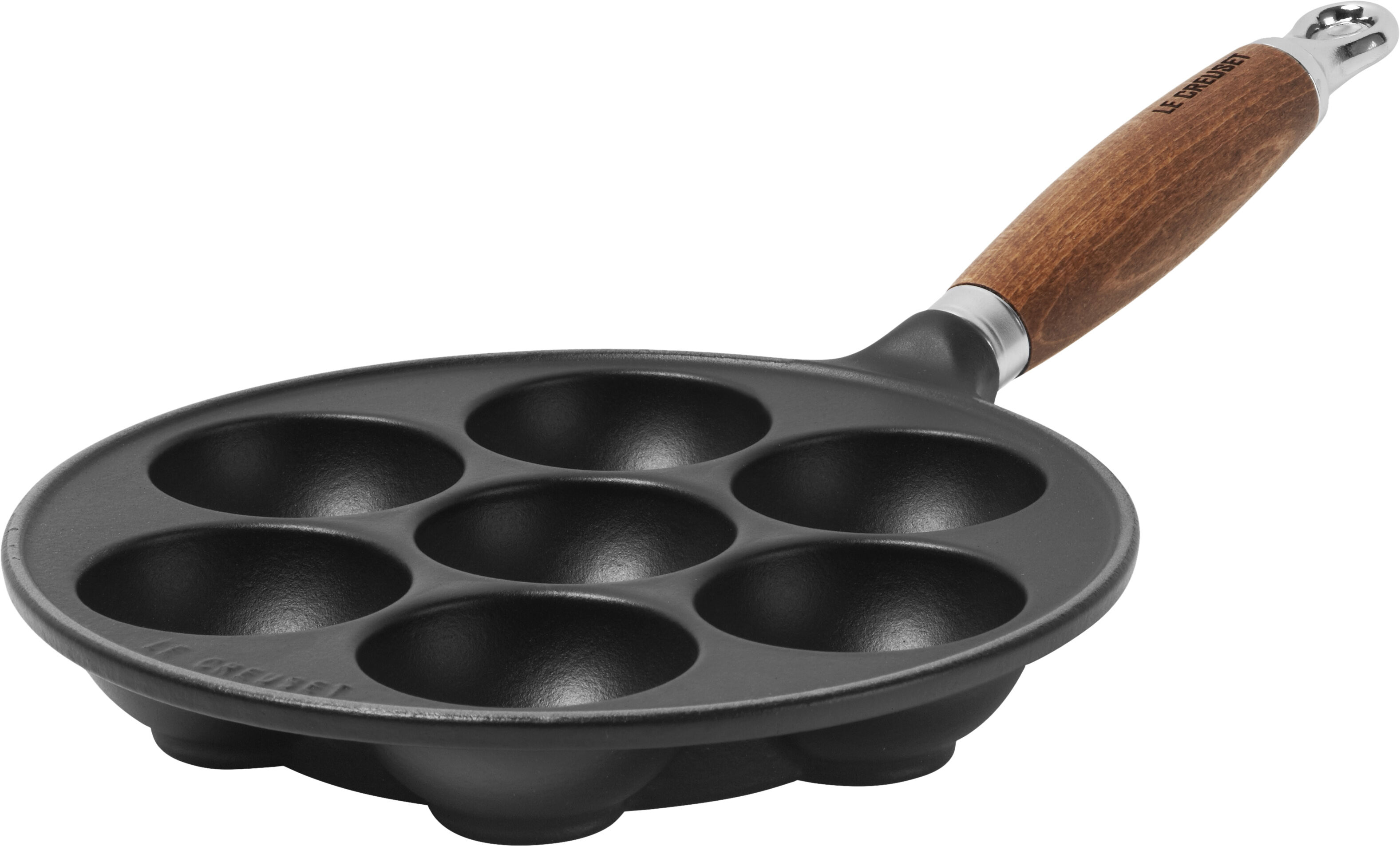 &AElig;bleskivepande i St&oslash;bejern 20cm Matte Black
