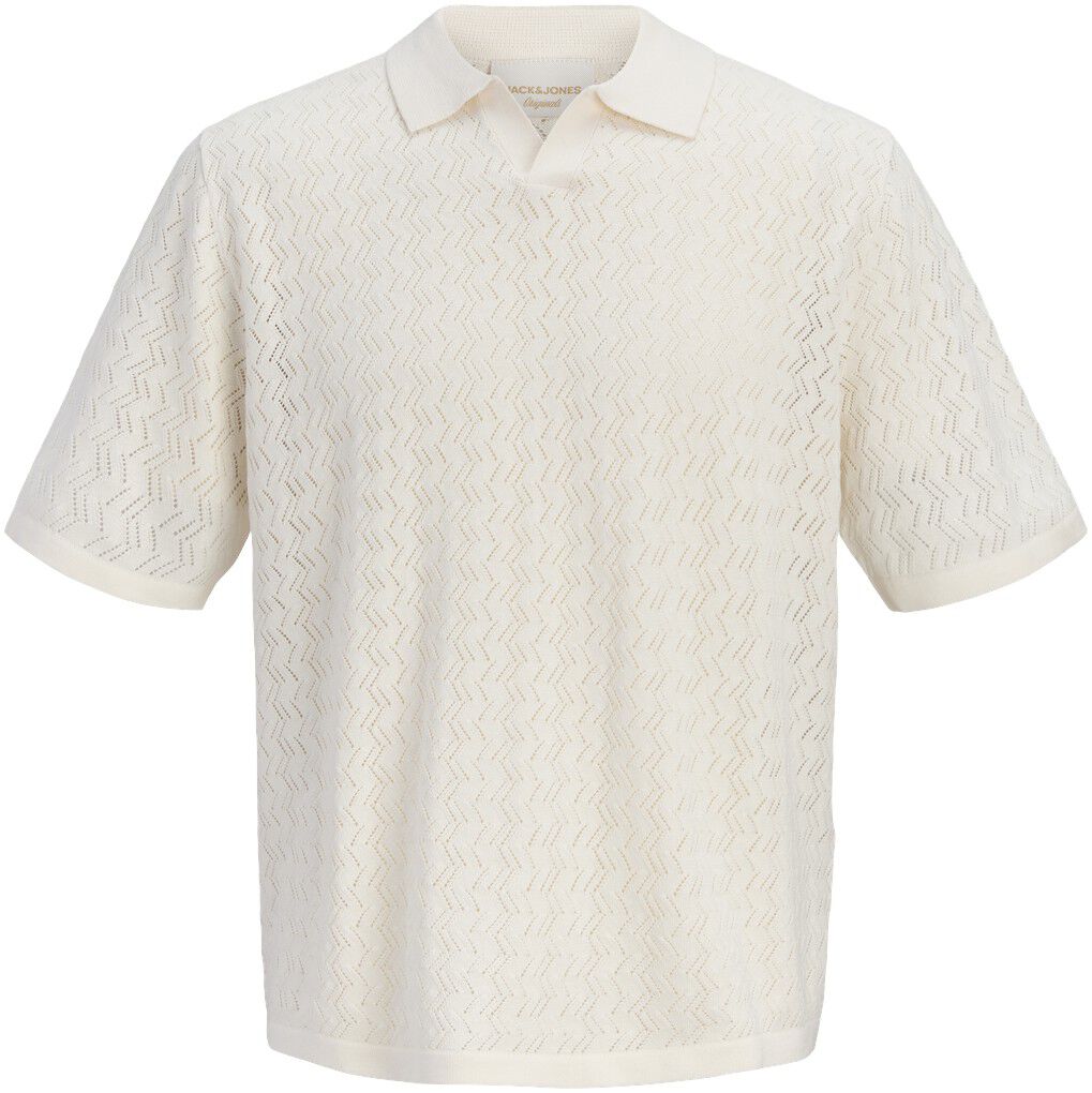 Jortyler Knit Ss Split Neck Polo Sn