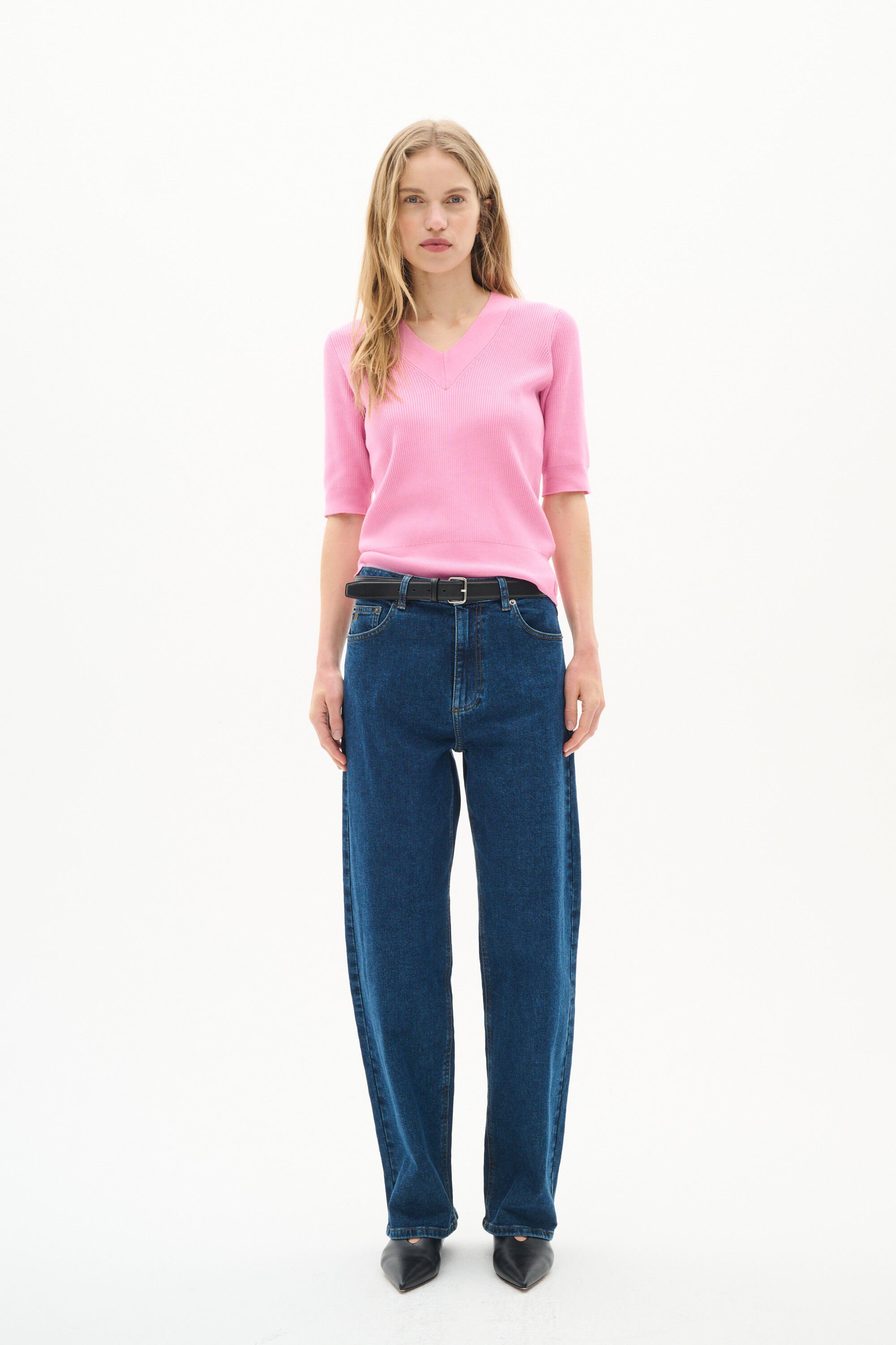 LeenahIW V-Neck Blouse