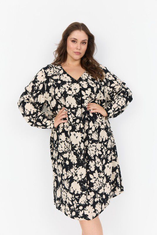 Curvy WA-SAPHINA 3 Kjole Sort