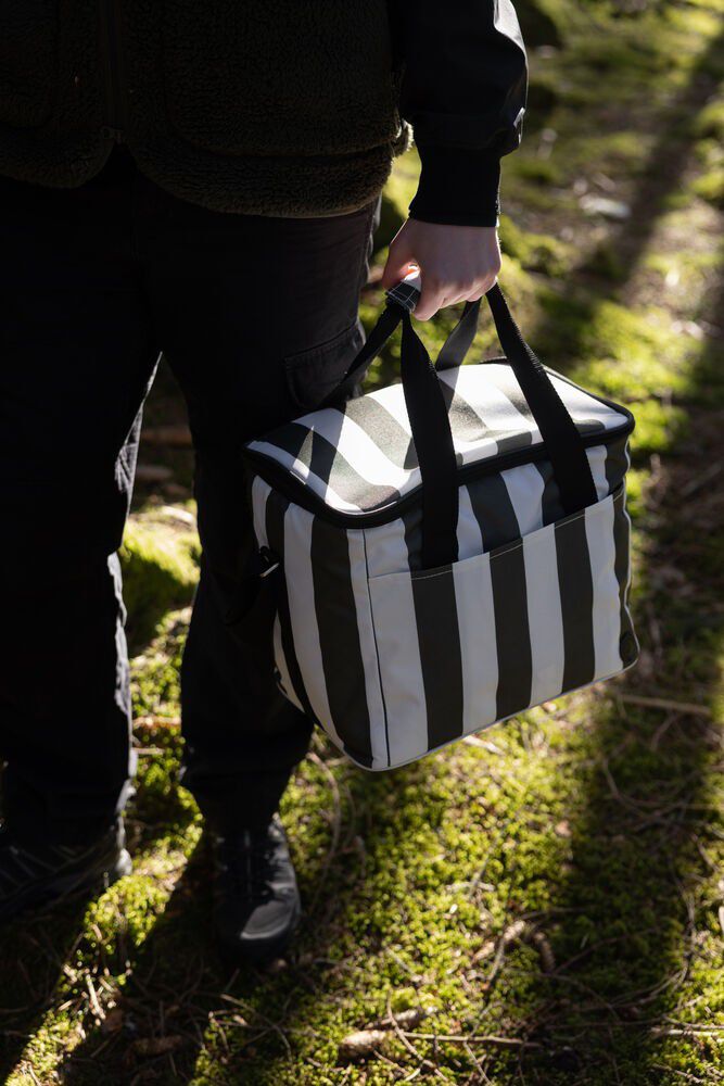 City stripe cooler bag large rPET