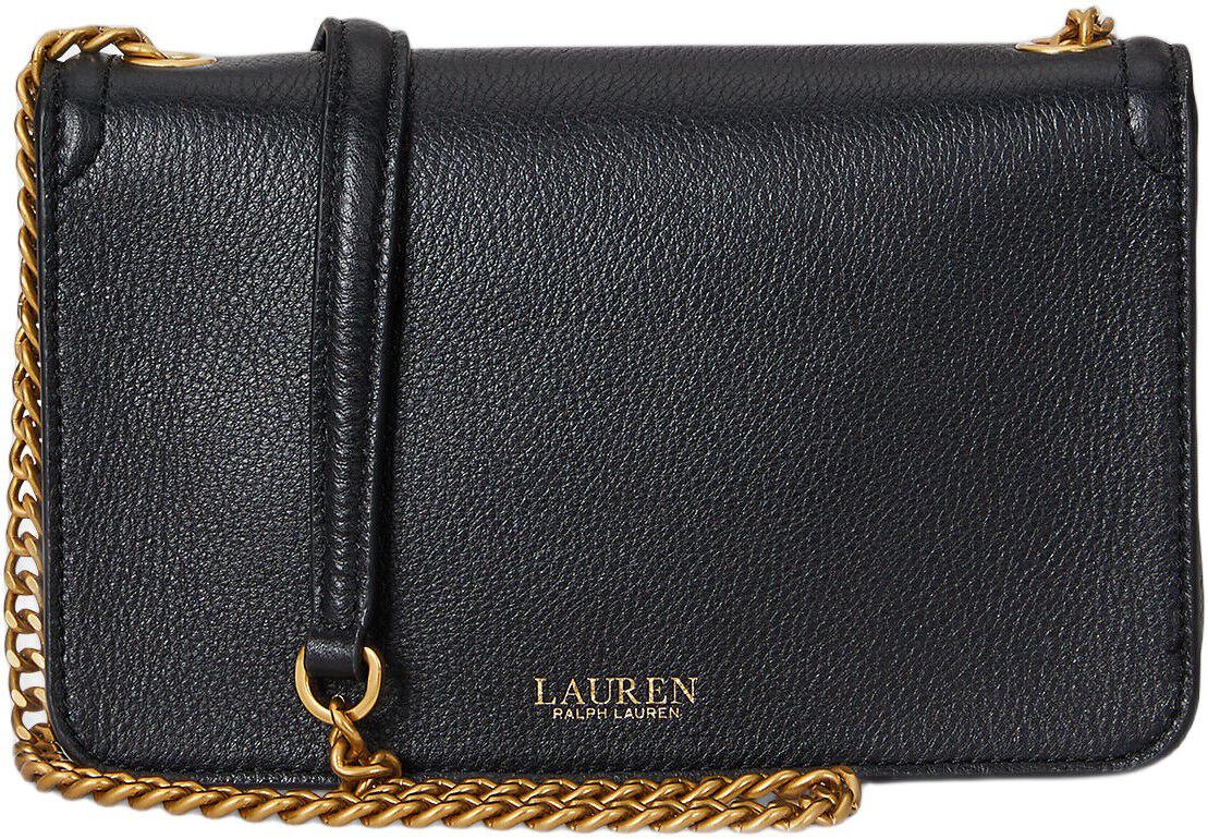 Pebbled Leather Bradley Crossbody Wallet