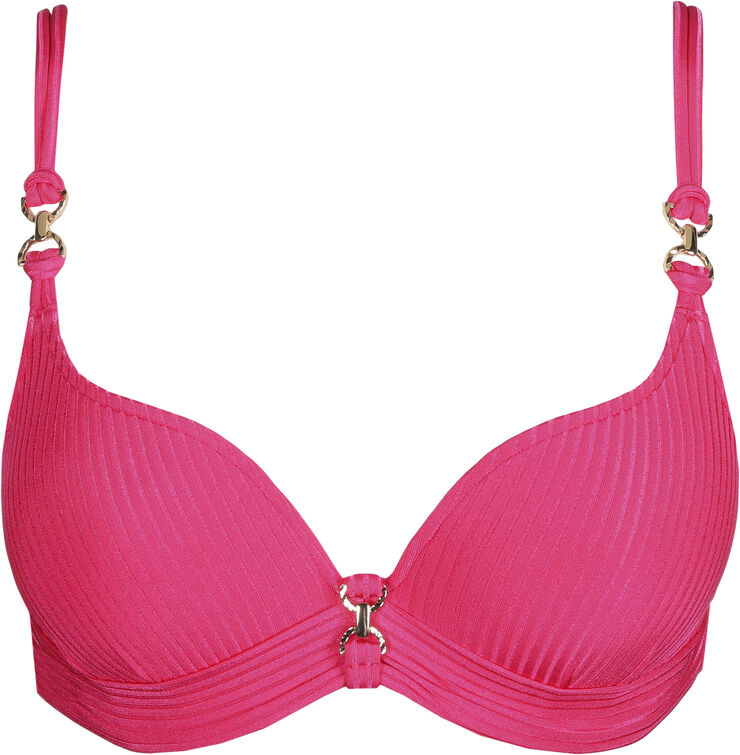 Emly hjerteformet bikinitop med vattering