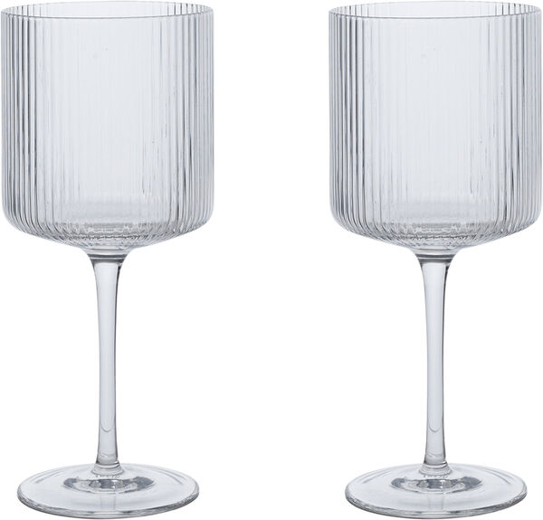Ripple Red Wine Glasses - Set of 2
