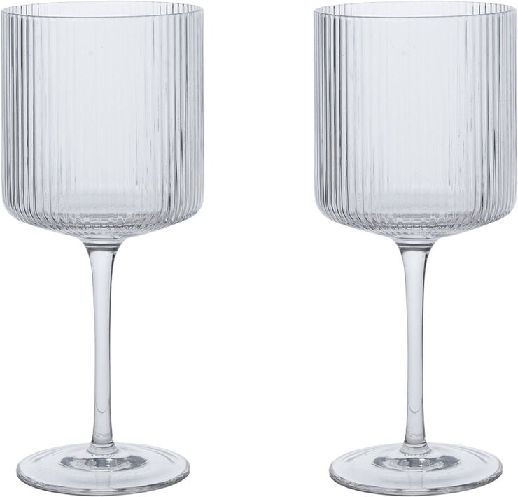 Ripple Red Wine Glasses - Set of 2