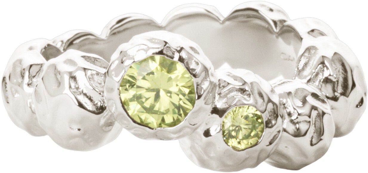 Large Wavy Dots Ring